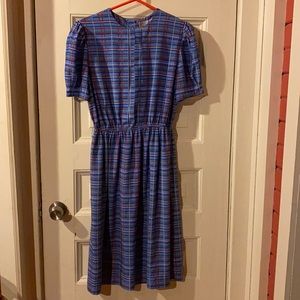 Vintage Compositions brand blue dress w/pockets